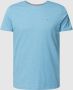 TOMMY JEANS T-shirt TJM SLIM JASPE C NECK met merklabel - Thumbnail 9