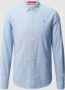 Tommy Jeans Slim fit vrijetijdsoverhemd met logostitching model 'OXFORD' - Thumbnail 3