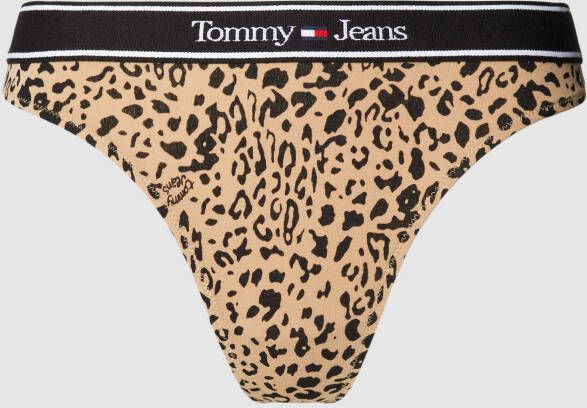 Tommy Hilfiger Underwear T-string THONG PRINT (EXT SIZES) met merklabel