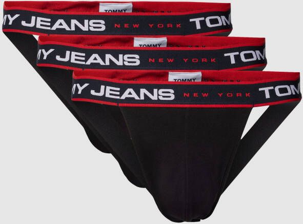 Tommy Jeans Suspensoir met elastische band met logo in een set van 3 stuks model 'NEW YORK'