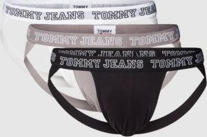 Tommy Hilfiger Underwear T-string 3P JOCKSTRAP DTM met elastische band met tommy hilfiger-logo (3 stuks Set van 3)