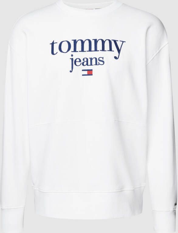 Tommy Hilfiger Veelzijdige en stijlvolle sweatshirt voor heren White Heren