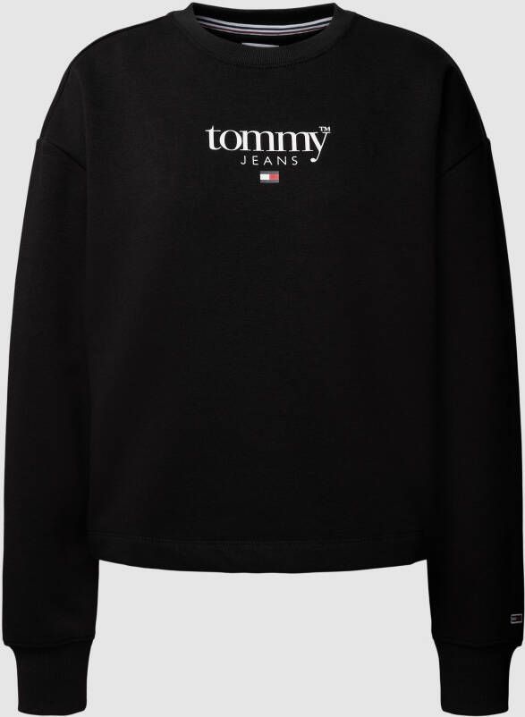 TOMMY JEANS Sweatshirt TJW RLXD ESSENTIAL LOGO 1 CREW met logoprint