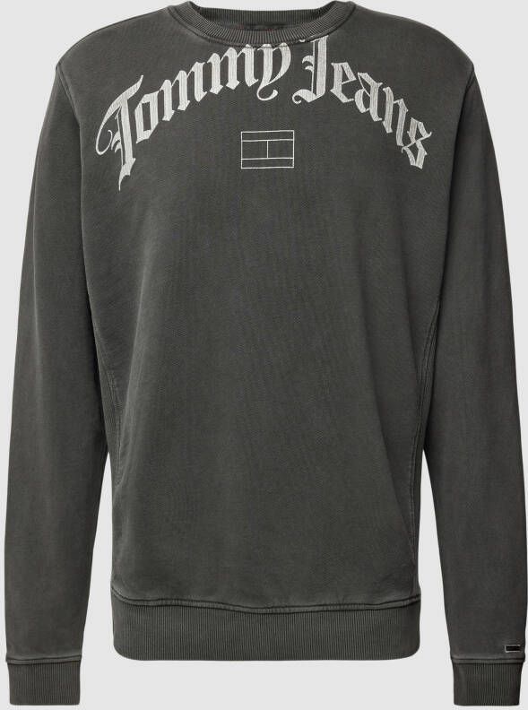 Tommy Jeans Sweatshirt met ronde hals model 'GRUNGE ARCH CREW'