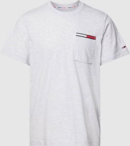 Tommy Jeans T-shirt met labeldetail model 'ESSENTIAL'
