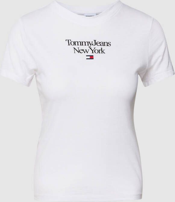 Tommy Jeans T-shirt met labeldetails