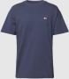 TOMMY JEANS Heren Polo's & T-shirts Tjm Reg Badge Tee Ext Donkerblauw - Thumbnail 3