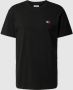 Tommy Hilfiger Zwart T-shirt met iconisch logo en regular fit Zwart Heren - Thumbnail 4