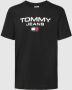 Tommy Jeans TJM REG Entry TEE Dm0Dm15682Bds Zwart Heren - Thumbnail 2