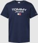 Tommy Jeans Tommy Hilfiger Jeans Men's T-shirt Blauw Heren - Thumbnail 1