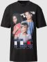 Tommy Jeans Zwarte Katoenen Sweater Top Dames Collectie Black Dames - Thumbnail 1