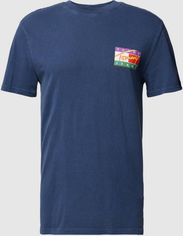 Tommy Jeans T-shirt met ronde hals model 'SIGNATURE POP'