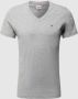 Tommy Hilfiger Grijze Heren T-shirt met korte mouwen Gray Heren - Thumbnail 1