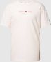 Tommy Jeans Heren T-shirt Roze Korte Mouw Ronde Hals Pink Heren - Thumbnail 3