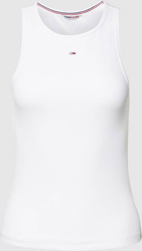 Tommy Jeans Tanktop in riblook model 'ESSENTIAL'