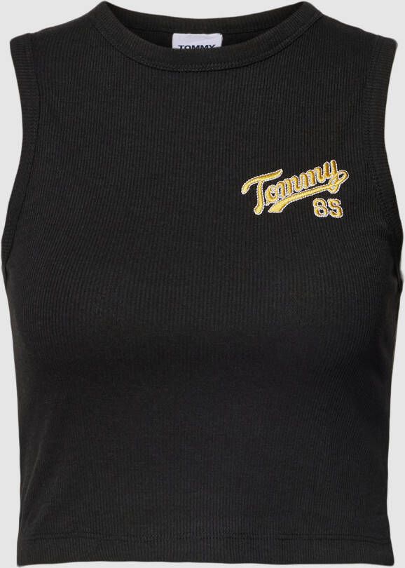 Tommy Jeans Tanktop met labelstitching