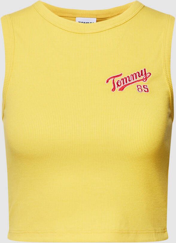 Tommy Jeans Tanktop met labelstitching