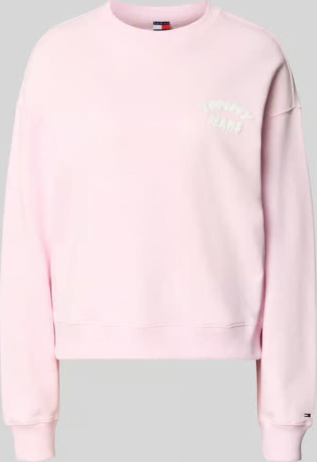 Tommy Jeans Boxy fit sweatshirt van puur katoen