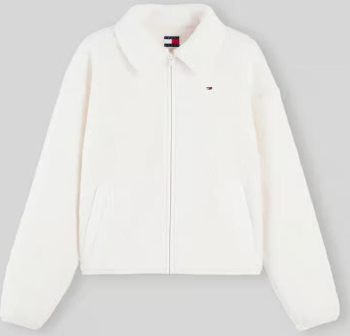 Tommy Jeans boxy fit teddyjack met labelpatch