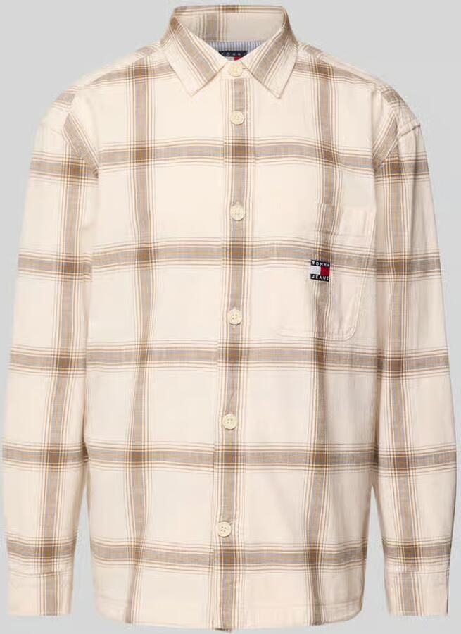 Tommy Jeans Boxy fit vrijetijdsoverhemd met ruitmotief - Foto 5