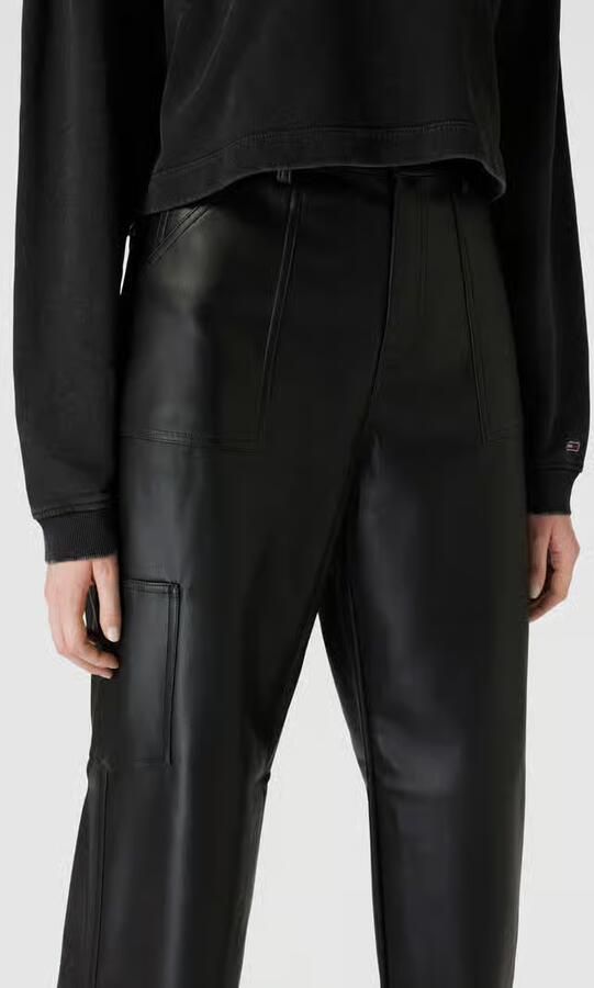 Tommy Jeans Vintage-geïnspireerde Cropped Broeken Black Dames