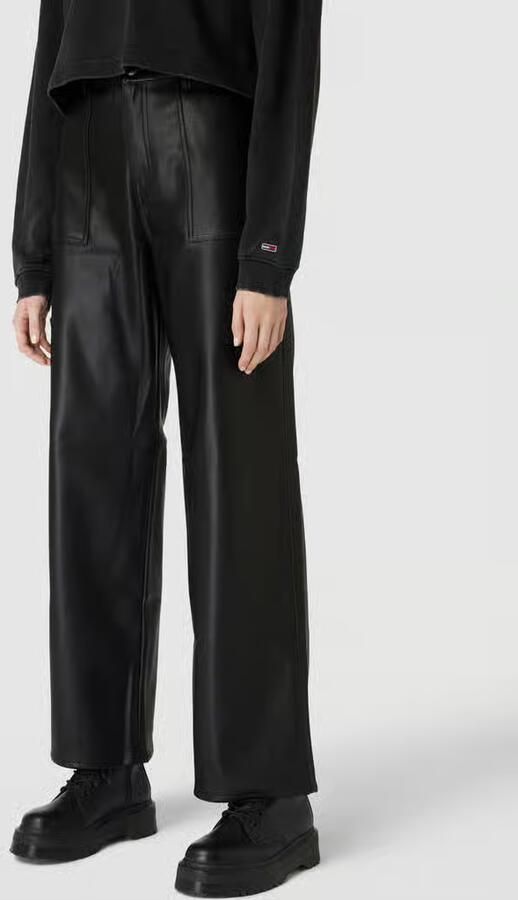 Tommy Jeans Vintage-geïnspireerde Cropped Broeken Black Dames - Foto 2