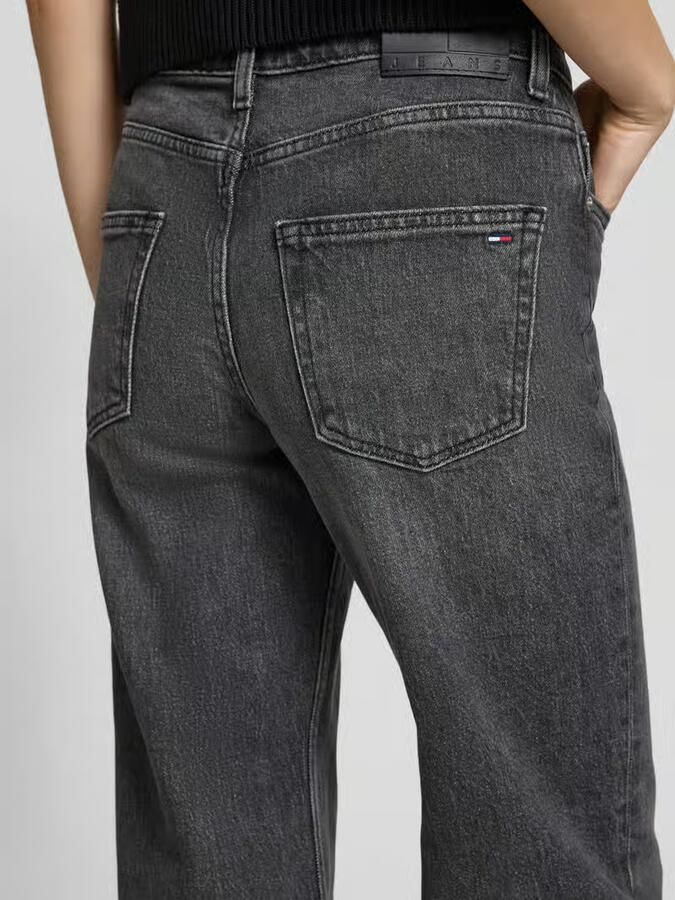 Tommy Jeans broek met rechte pijpen low rise jeans van katoenmix