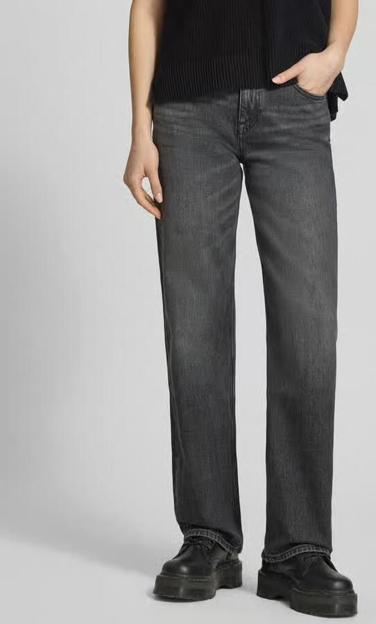 Tommy Jeans broek met rechte pijpen low rise jeans van katoenmix - Foto 3