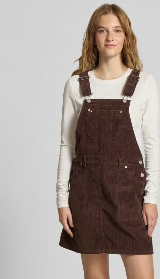 TOMMY JEANS Salopetjurk TJW SCRIPT CORD DUNGAREES DRESS - Foto 5