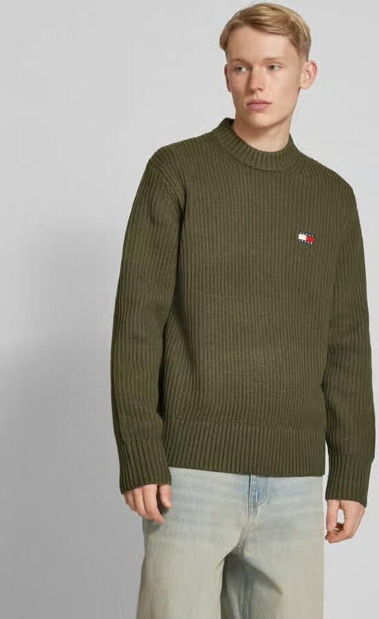 Tommy Jeans Gebreide pullover met logostitching - Foto 3