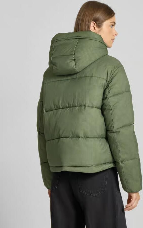 Tommy Jeans Gewatteerd regular fit jack met capuchon