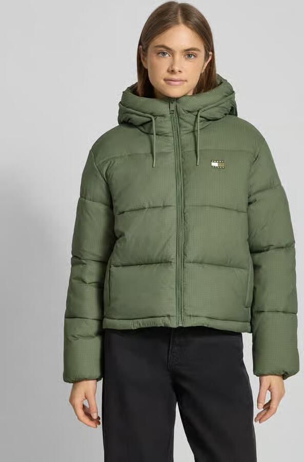 Tommy Jeans Gewatteerd regular fit jack met capuchon - Foto 2