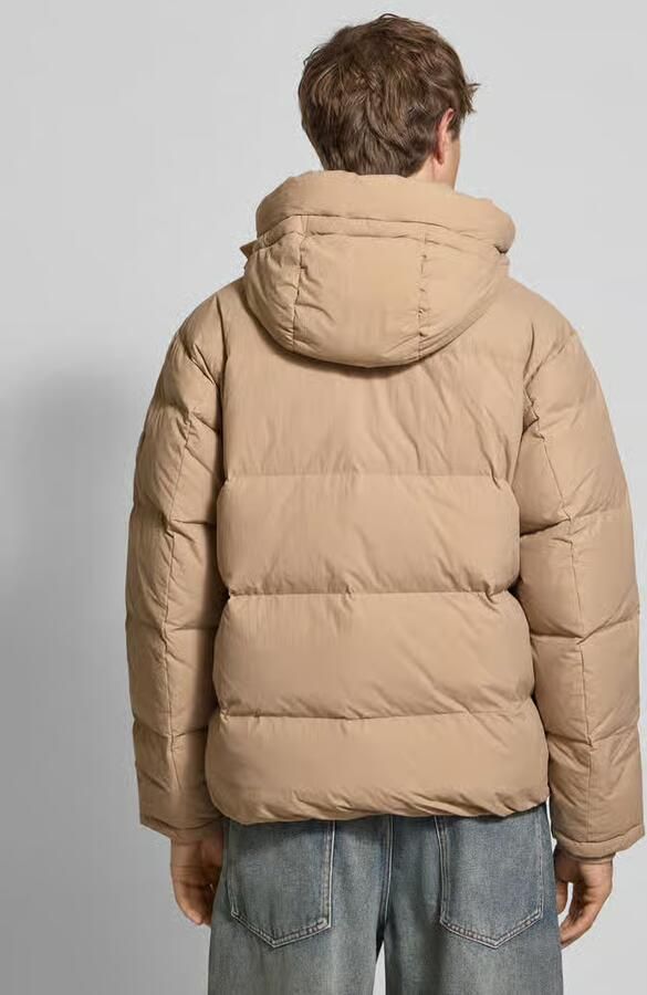 Tommy Jeans Gewatteerd regular fit jack met capuchon