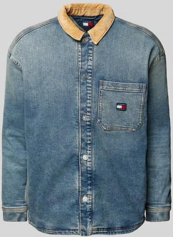 Tommy Jeans Jeansjack met opgestikte borstzak model 'COACH' - Foto 2