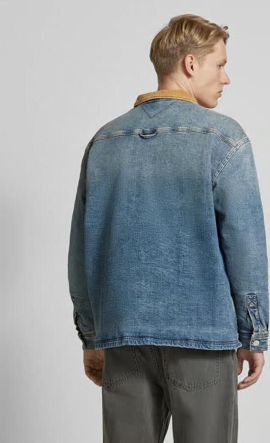 Tommy Jeans Jeansjack met opgestikte borstzak model 'COACH' - Foto 3