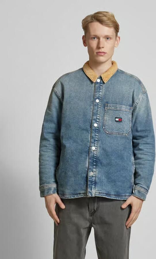 Tommy Jeans Jeansjack met opgestikte borstzak model 'COACH' - Foto 4