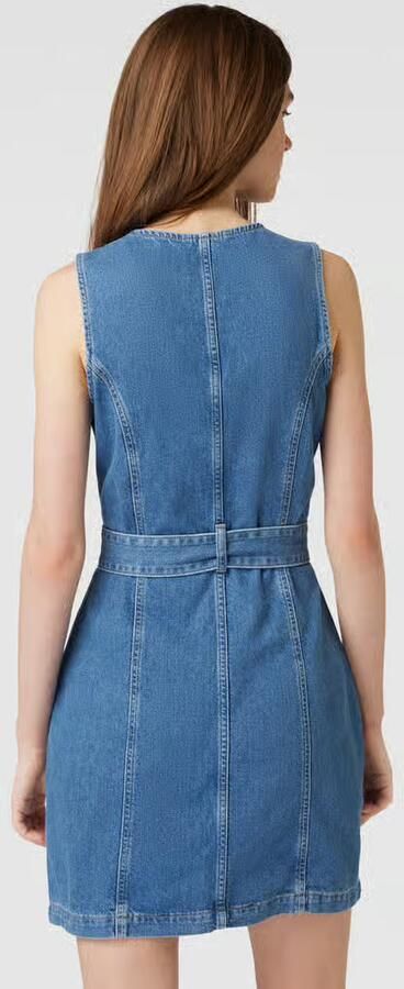 Tommy Jeans Jeansjurk met deelbare ritssluiting en riem
