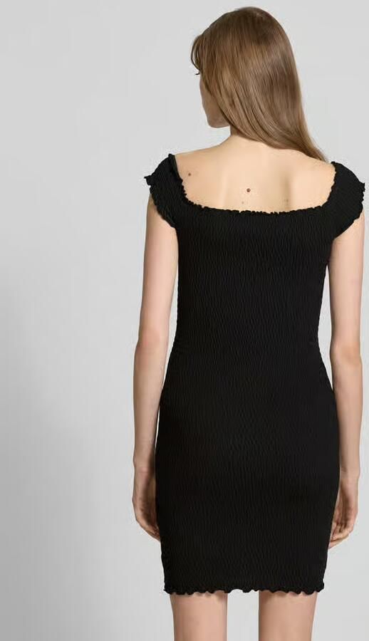 Tommy Jeans Slim fit bodycon-mini-jurk met carmenhals