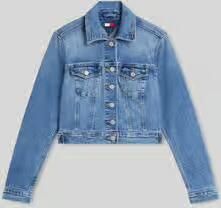 Tommy Jeans kort fit jeansjack van katoenmix