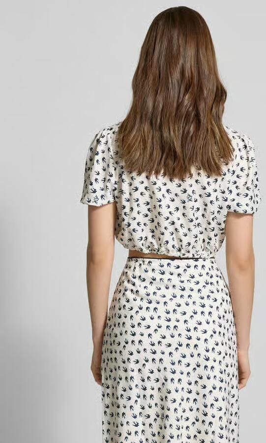Tommy Jeans Korte overhemdblouse met knoopsluiting