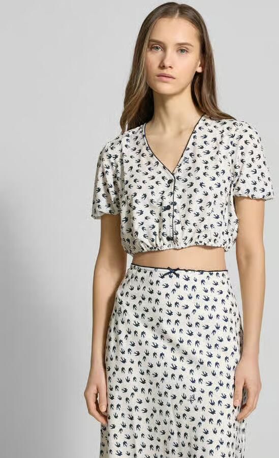 Tommy Jeans Korte overhemdblouse met knoopsluiting - Foto 2