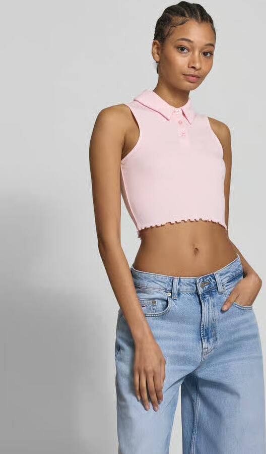 Tommy Jeans Korte top in riblook - Foto 2