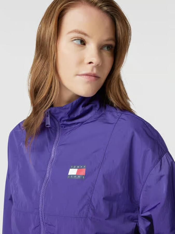 Tommy Jeans Korte windbreaker met labelpatch - Foto 2