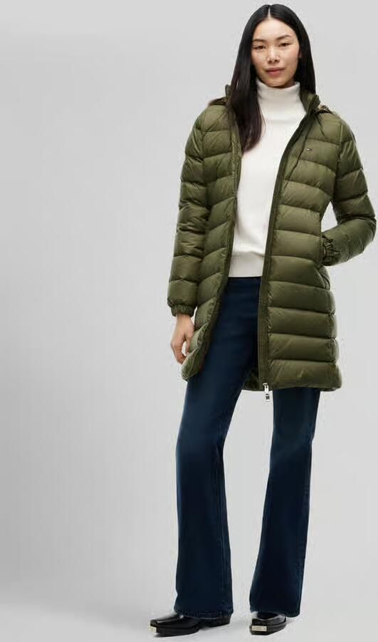 Tommy Jeans lange donsjas met afneembare capuchon - Foto 2