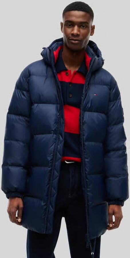TOMMY JEANS Gewatteerde jas TJM ESSENTIAL DOWN PARKA Donzen jas overgangsjas met capuchon - Foto 15