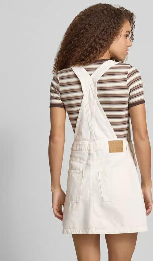 Tommy Jeans Licht uitlopend denimjurk van puur katoen
