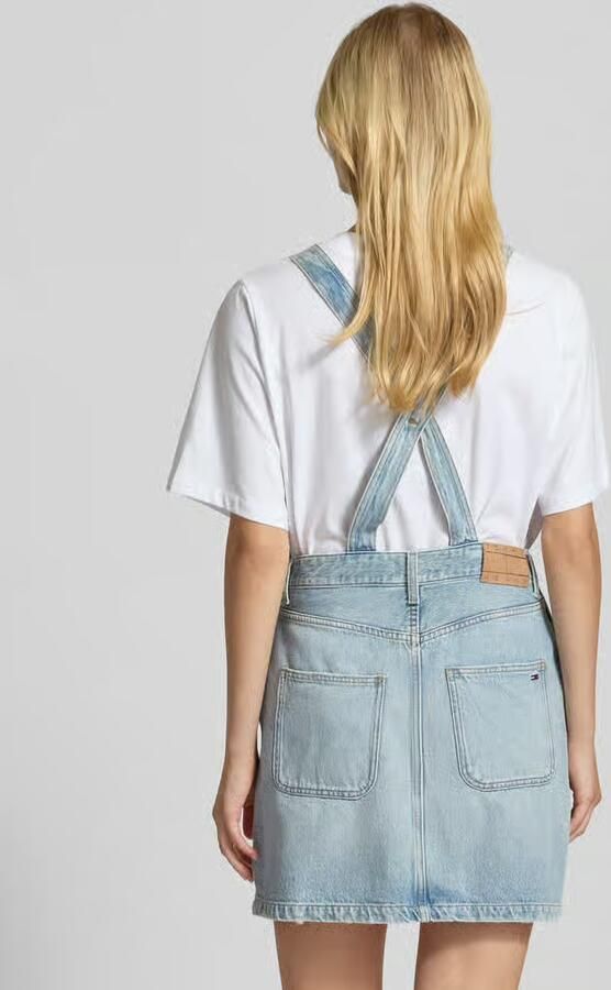 Tommy Jeans Licht uitlopende jeansjurk van puur katoen - Foto 5