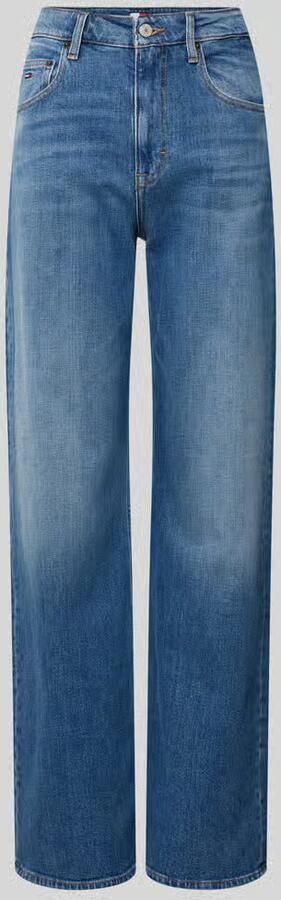 TOMMY JEANS Relax fit jeans MIA MR RLXD STR in blauwe was met hamerslus - Foto 9