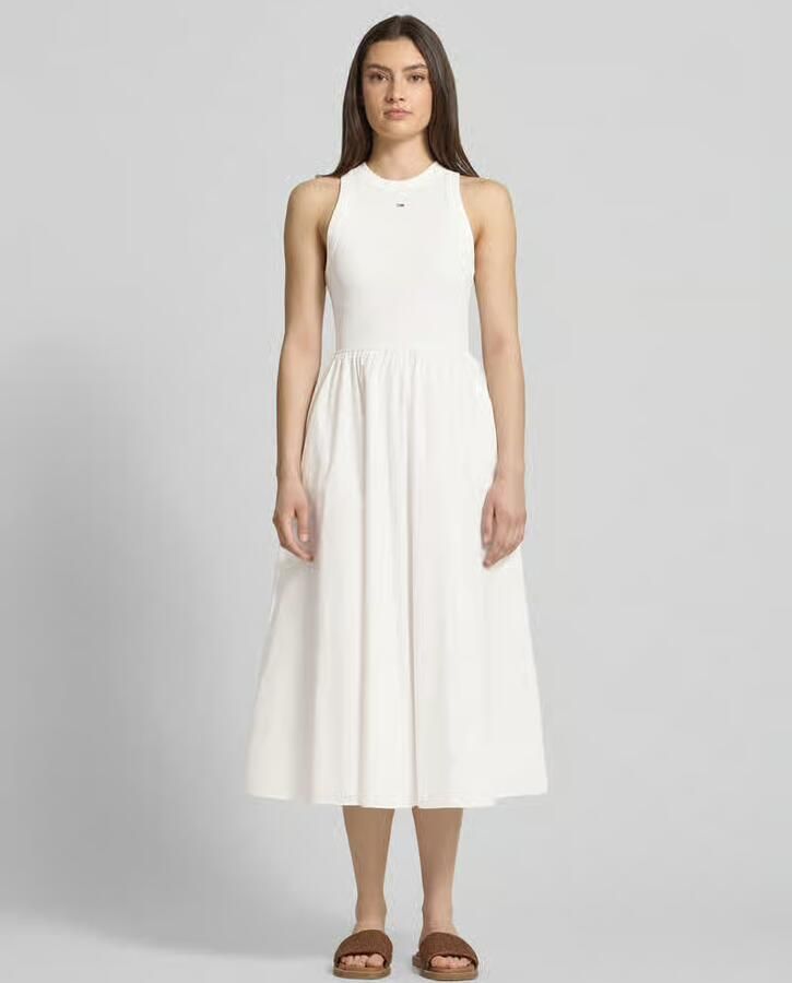 Tommy Jeans midi-jurk van puur katoen - Foto 3
