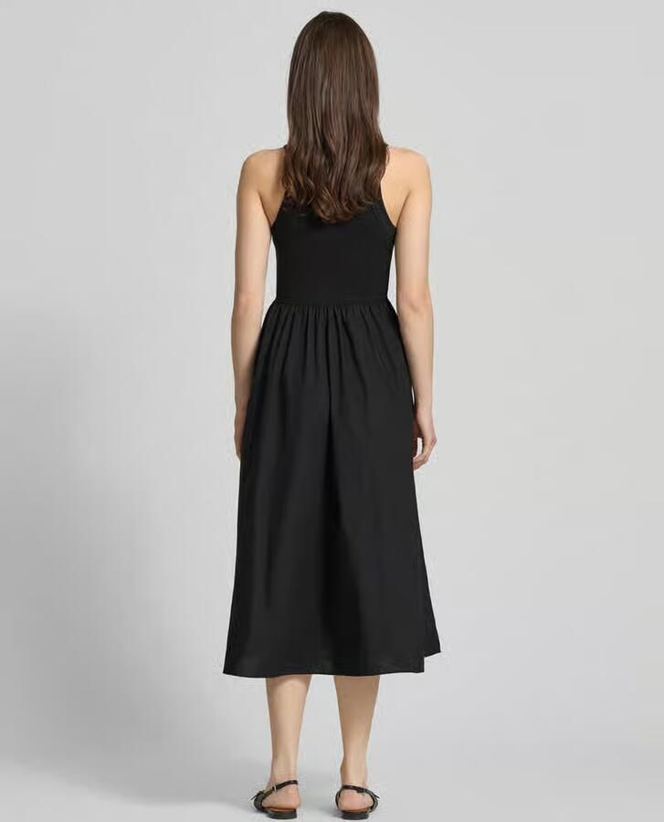 Tommy Jeans midi-jurk van puur katoen